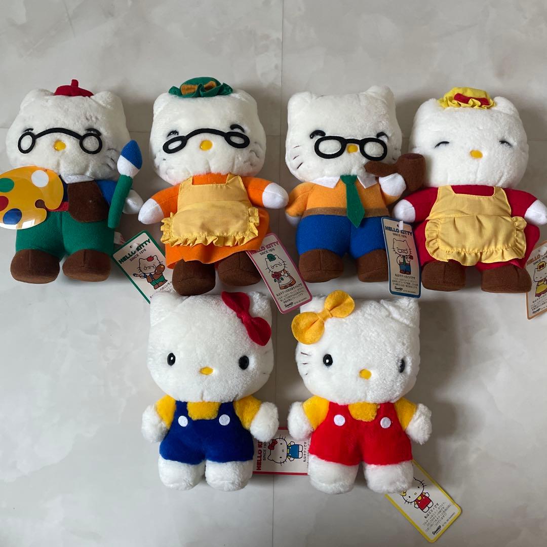 希少 ハローキティ キティ 家族 ファミリー ぬいぐるみ マスコット