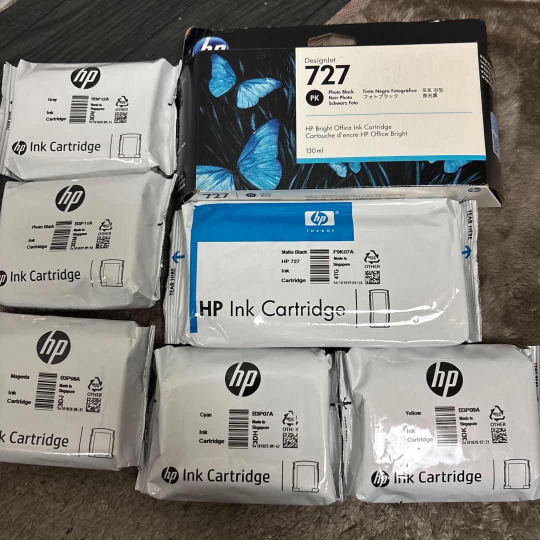 未使用】HP727純正インクカードリッジ 7個セット - メルカリ