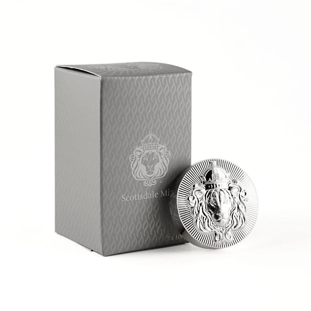 100グラム シルバーラウンド ×6個 - スコッツデールスタッカー