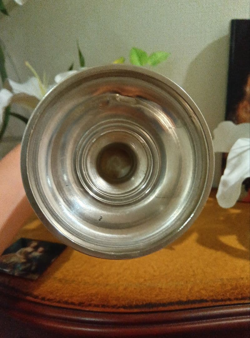 ラ*ズ様 純銀製420グラム 最高級アンティーク花瓶 刻印あり - メルカリ