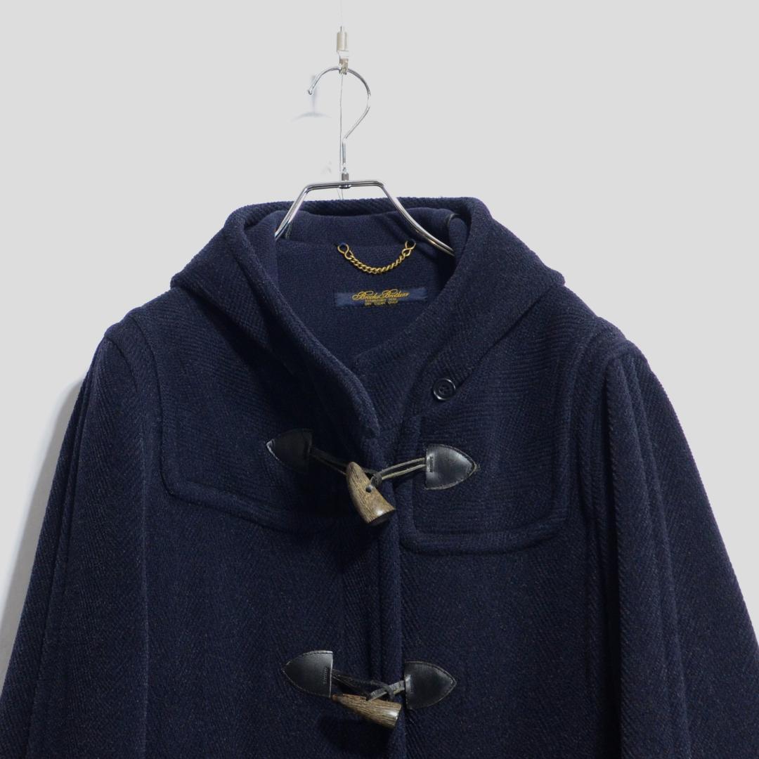 超極上品 ムーアブルック ブルックスブラザーズ 杢ネイビー ダッフル