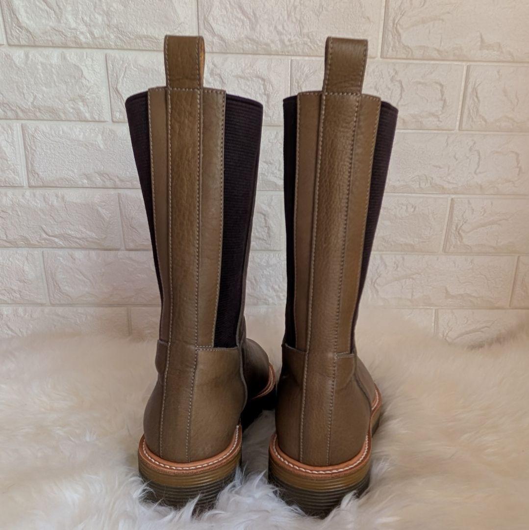 極美品✨パラスパレス レザー サイドゴアブーツ 本革 DKソール 24.5cm