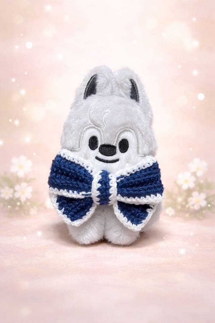 リボン ぬい服 10cm skzoo - メルカリ