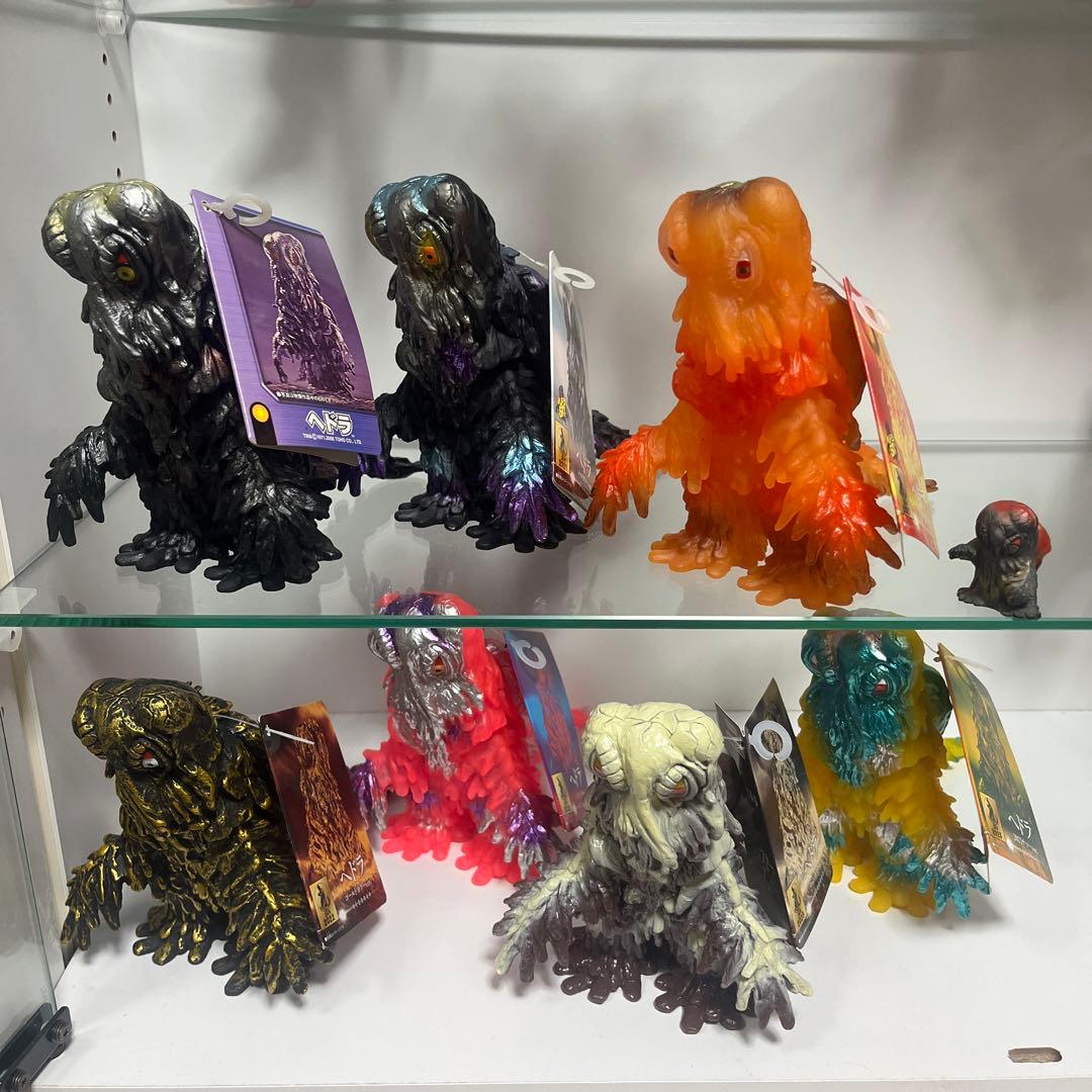 ムービーモンスターシリーズ ヘドラ ソフビ 7体セット ゴジラストア限定 ムービーモンスターシリーズ】へドラ コレクション【ゴジラストア