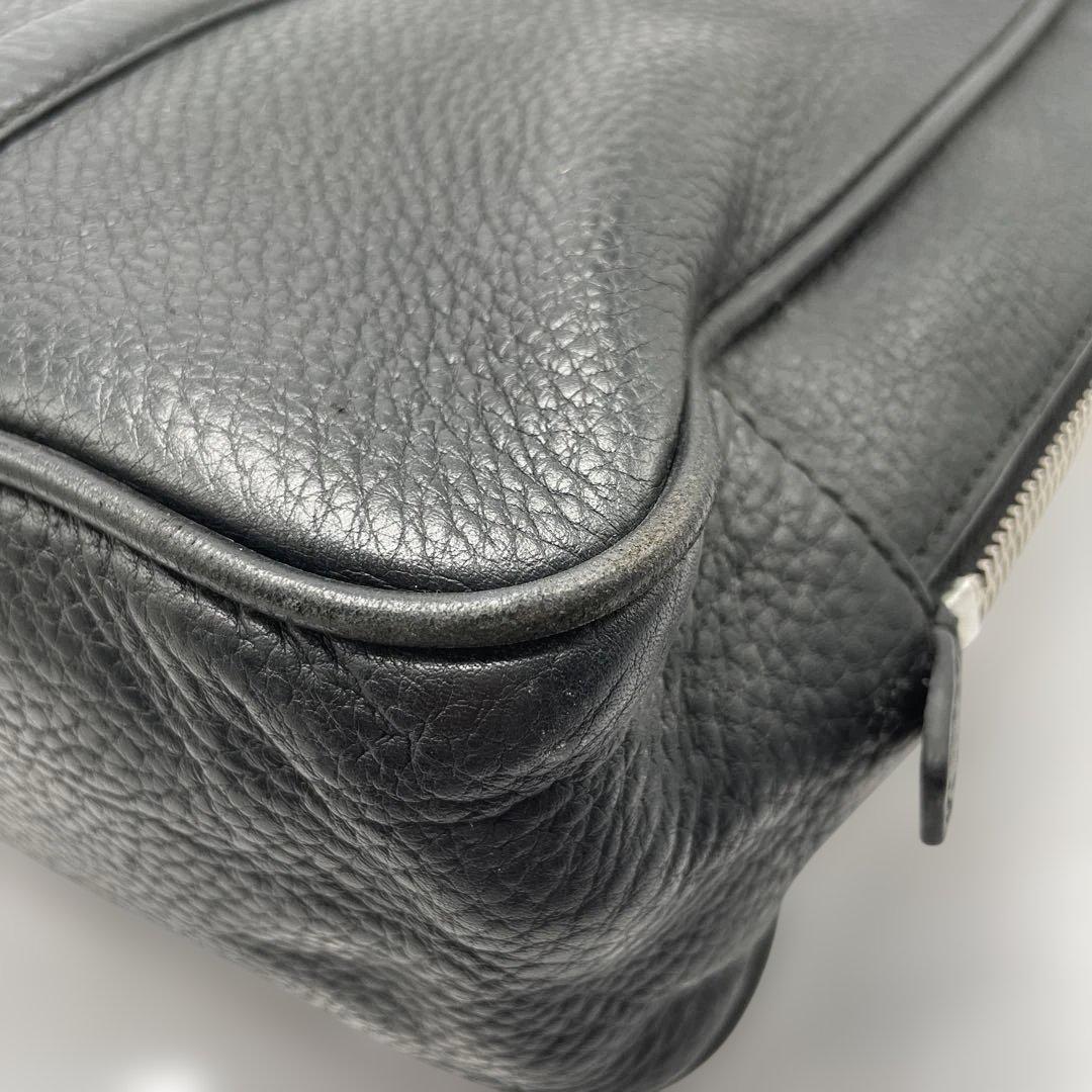 【mh/12.20/15】BALLY（バリー）ビジネスバッグ　ブラック