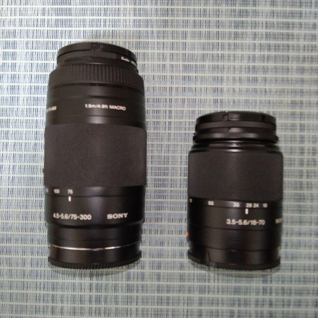 ソニー デジタル一眼レフカメラ α100 ダブルレンズ他セットAmazon