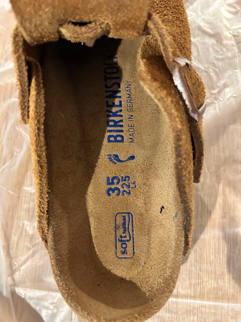 BIRKENSTOCK ボストン スエード ブラウン 22.5cm 35
