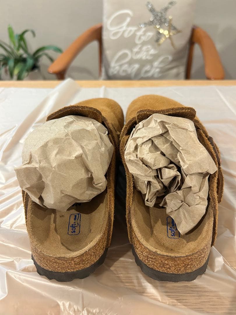 BIRKENSTOCK ボストン スエード ブラウン 22.5cm 35