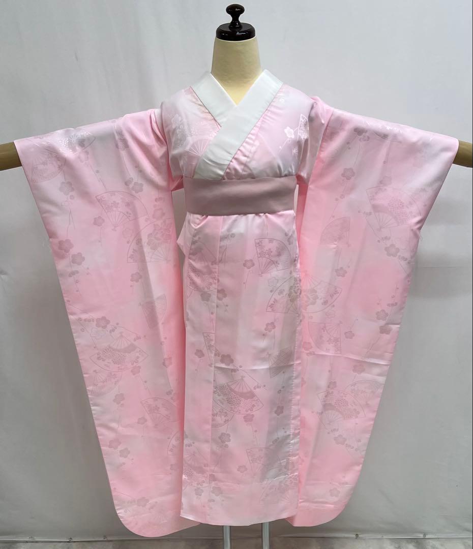 振り袖 フルセット 長襦袢付 緑 成人式 パーティー 刺繍入り 長尺袋帯