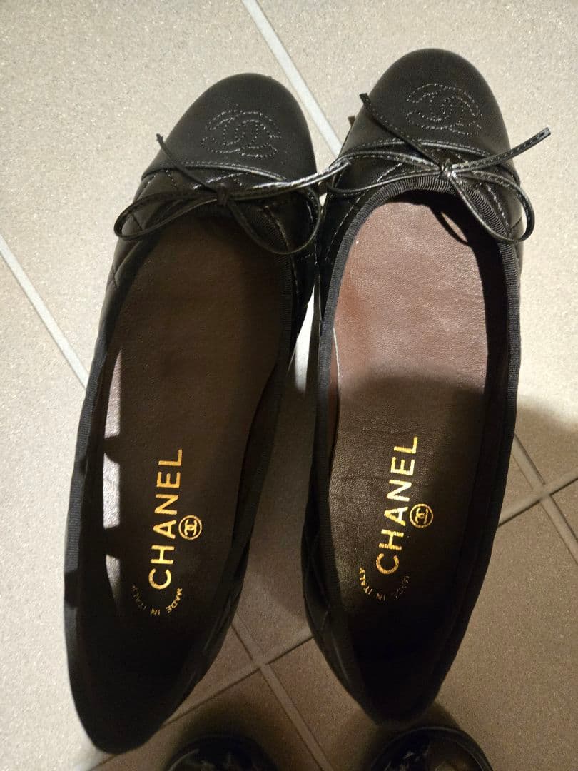 ☆新品未使用☆CHANEL ブラック バレリーナ - メルカリ