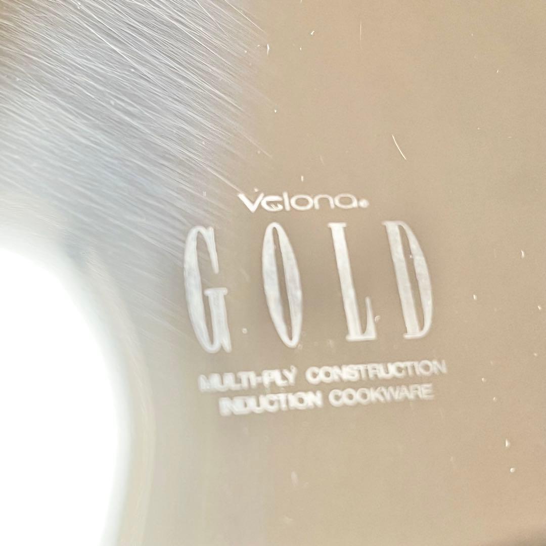 Velona GOLD 卓上鍋 直径約22cm ベローナ ゴールド - メルカリ