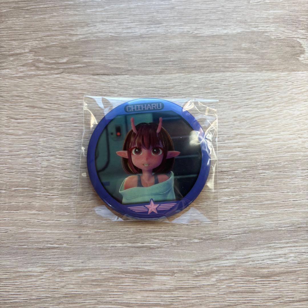 銀河特急 ミルキーサブウェイ 蓄光 缶バッジ チハル - メルカリ