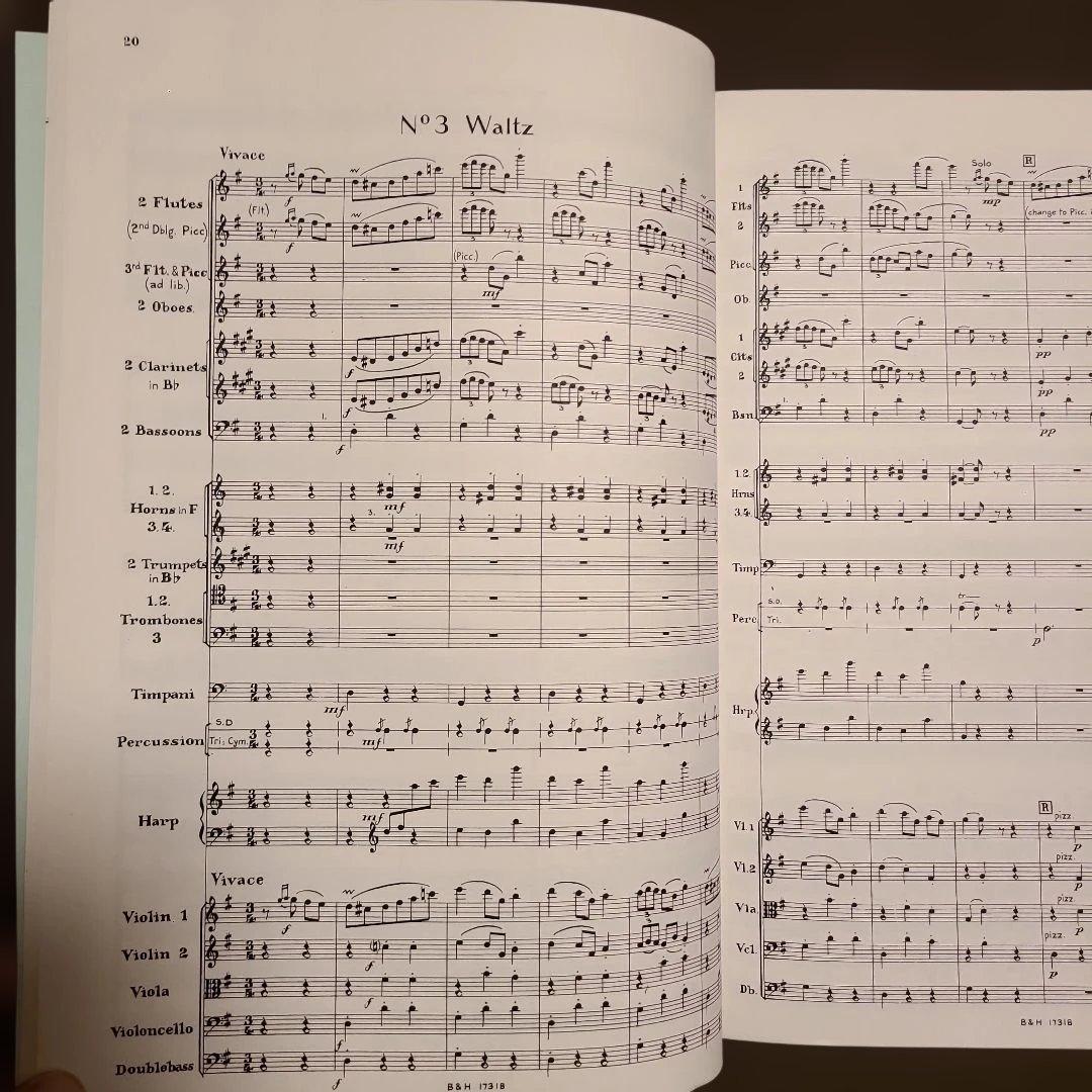 ショパン／ダグラス《レ・シルフィード》Boosey & Hawkes フルスコア