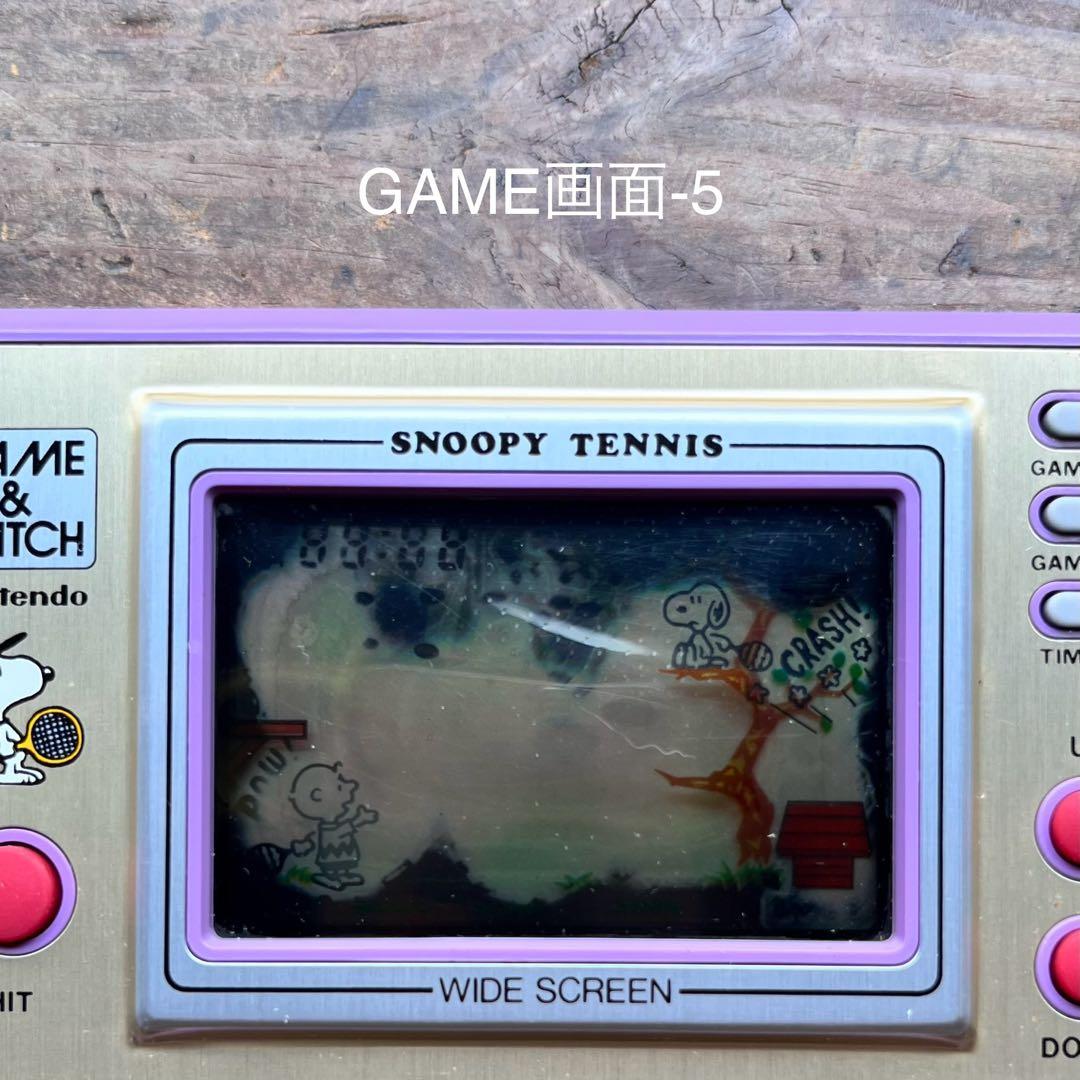 任天堂 ゲームウォッチ スヌーピー テニス 箱付き 液晶漏れあり - メルカリ