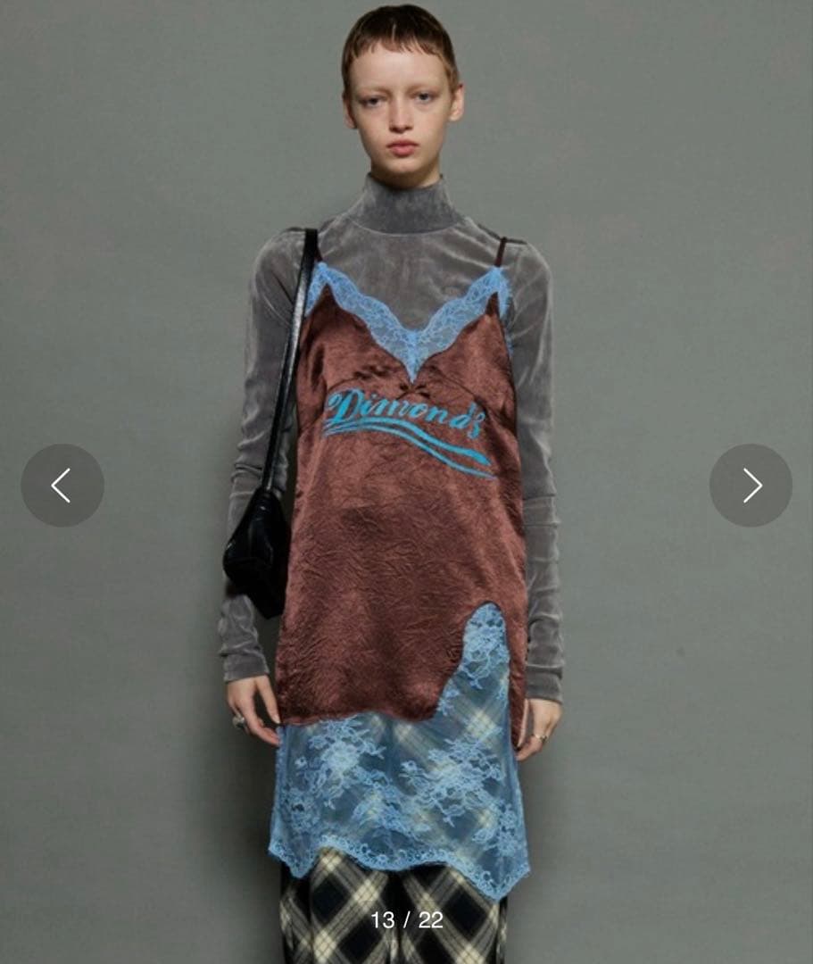 Maison Special プリントキャミレースチュニック - メルカリ