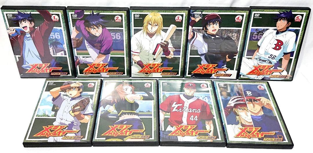 ケース無し//メジャー/ Major【1～6期+劇場版】DVD 全56巻
