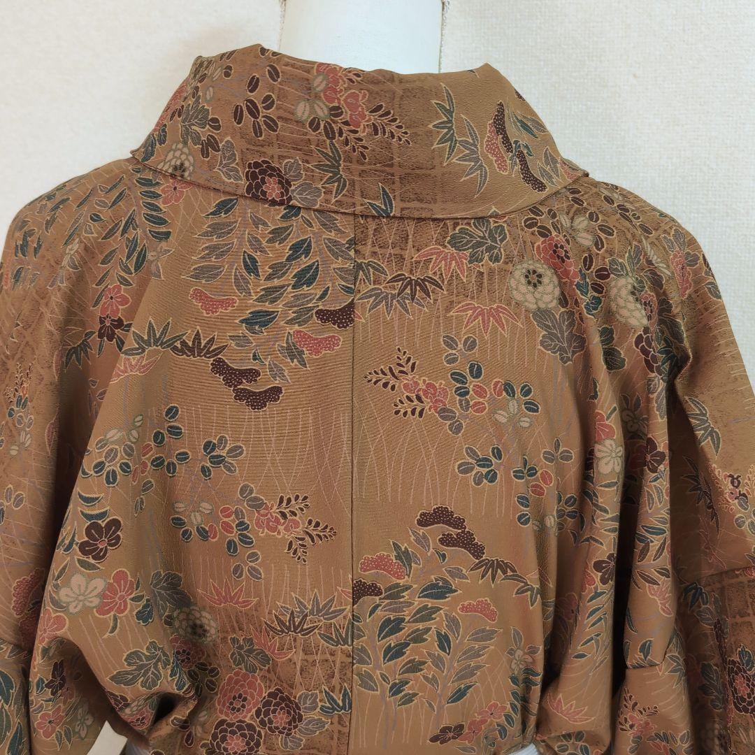 三花】美品 東レシルック 東洋和装 袷 洗える着物 リユース - メルカリ