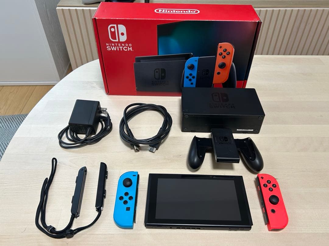 Nintendo Switch 本体 箱付属品完備 動作確認済 目立った傷なし Nintendo Switch 本体 箱付属品完備 動作確認済 目立った傷なし - メルカリ