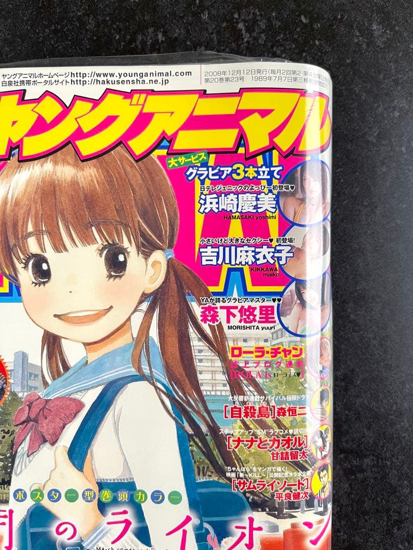 ●ヤングアニマル 2008年 No.23 ●3月のライオン 特別カバー 付録付き