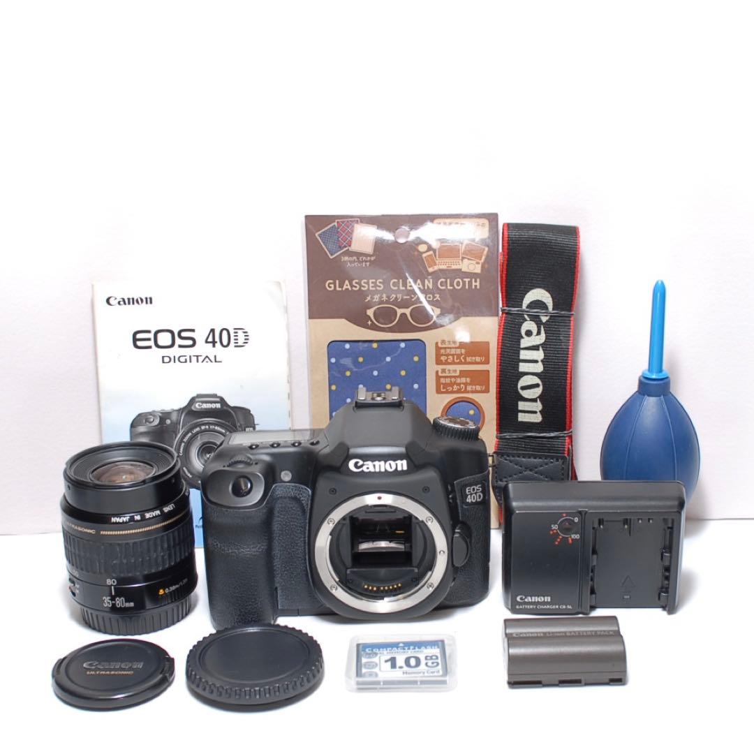 連写撮影におすすめ❤️Canon EOS 40D❤️シングルレンズ❤️すぐ使え
