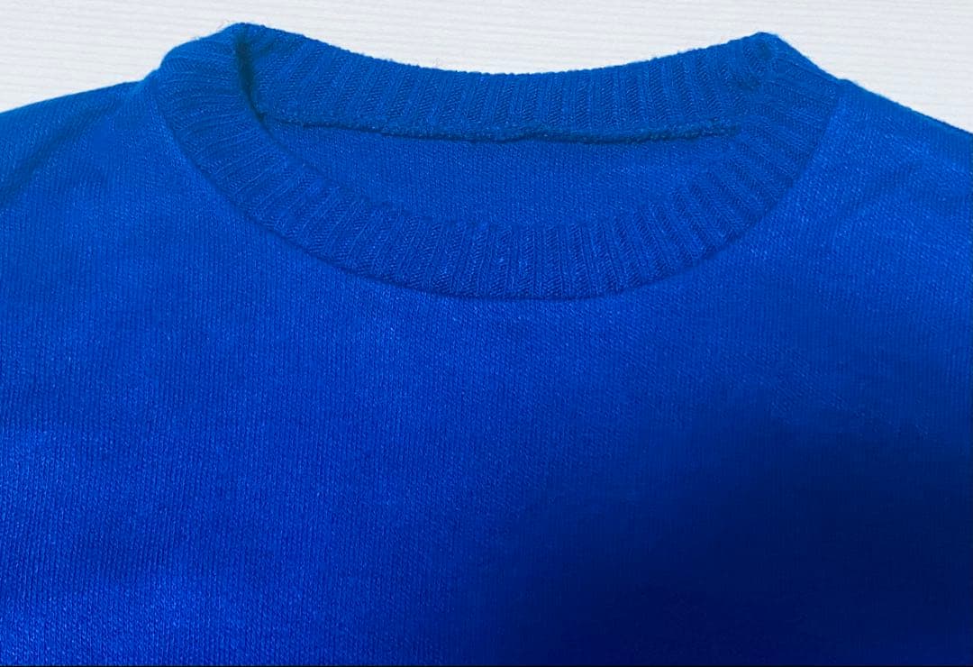 So 大山シュン Royal Blue Knit-sew ニット Mサイズ - メルカリ