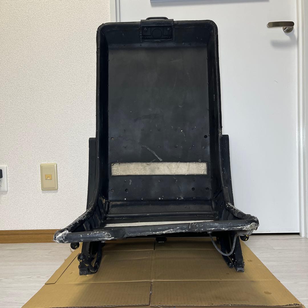 詳細不明 日本軍 航空機 戦闘機 シート 操縦席 座席 パイロット 実物