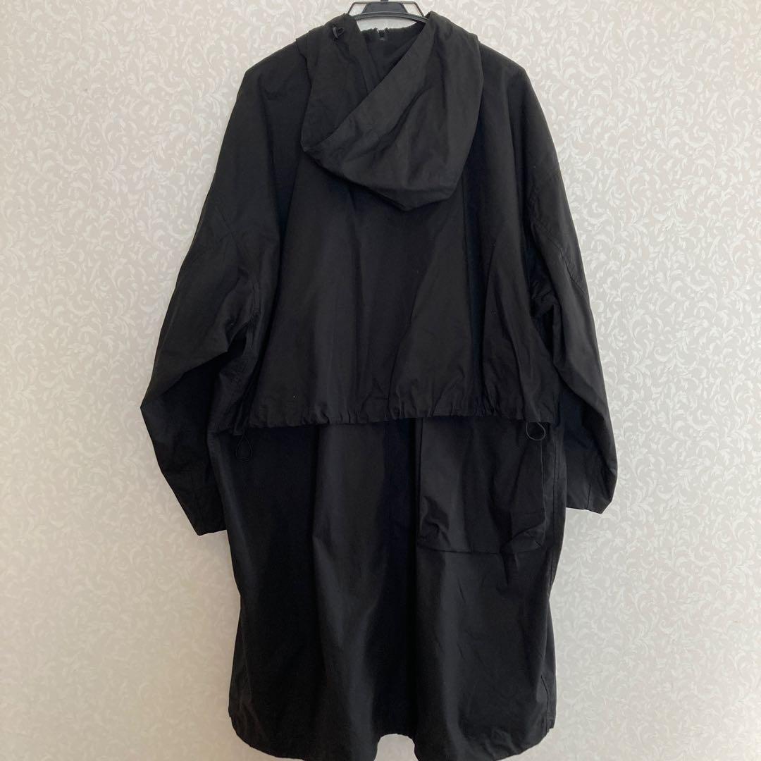UNIQLOU ユニクロユー ユーティリティフーデッドコート ブラック L