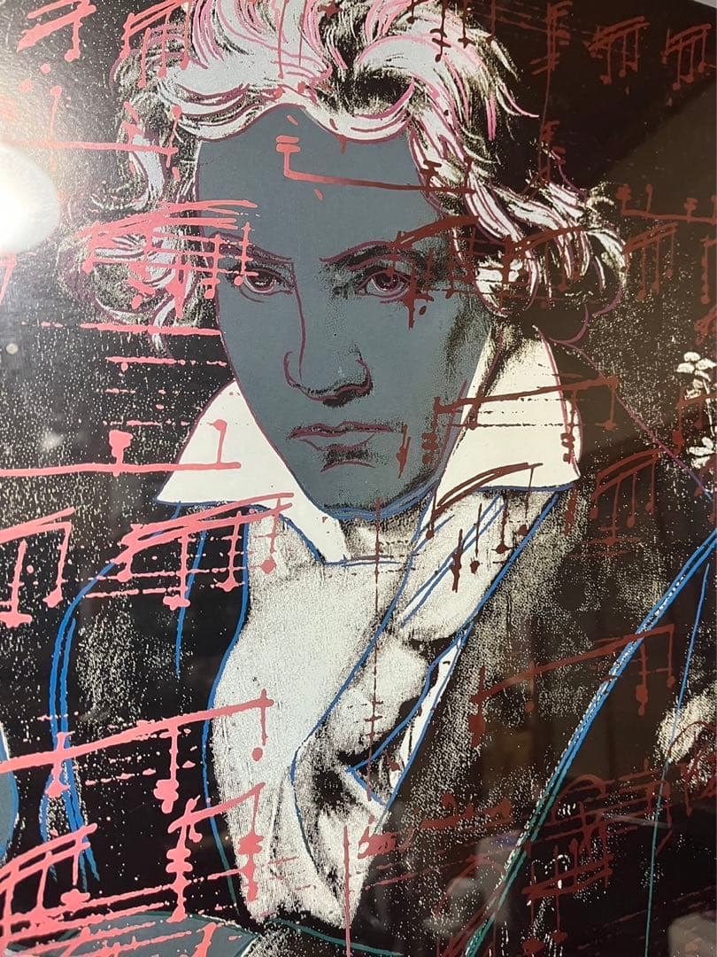 希少ポスター】アンディ・ウォーホルベートーベンベートーベンブルーブック