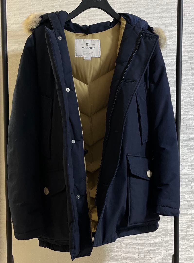 ウールリッチ アークティックパーカ USA L ネイビー コートカバー＋