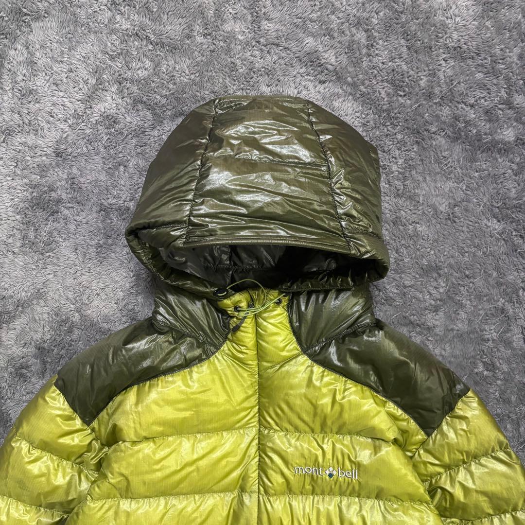 mont-bell U.L.ダウンガイドパーカー (M) グリーン ドローコ