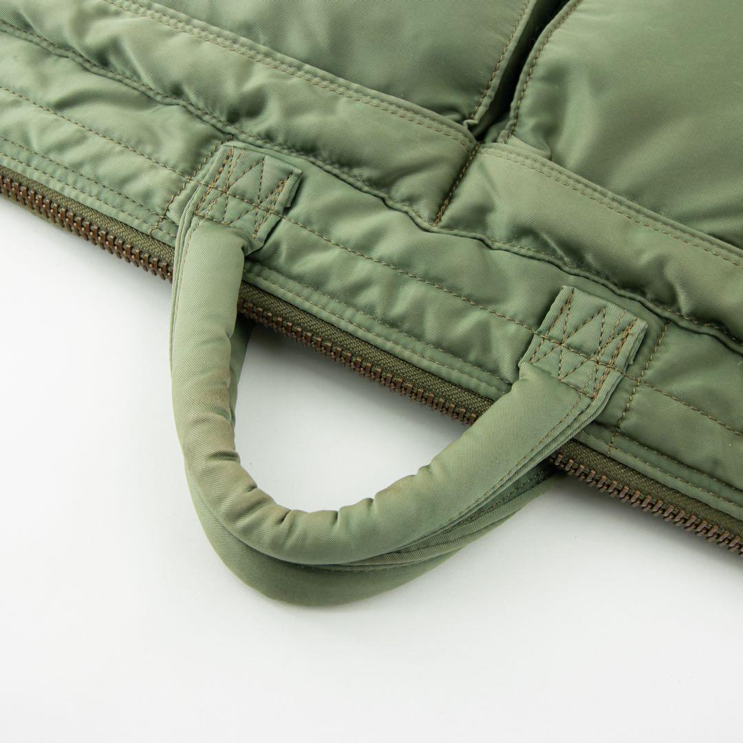 A136【ポーター／タンカー】ヘルメットバッグ ショルダーバッグ セージ