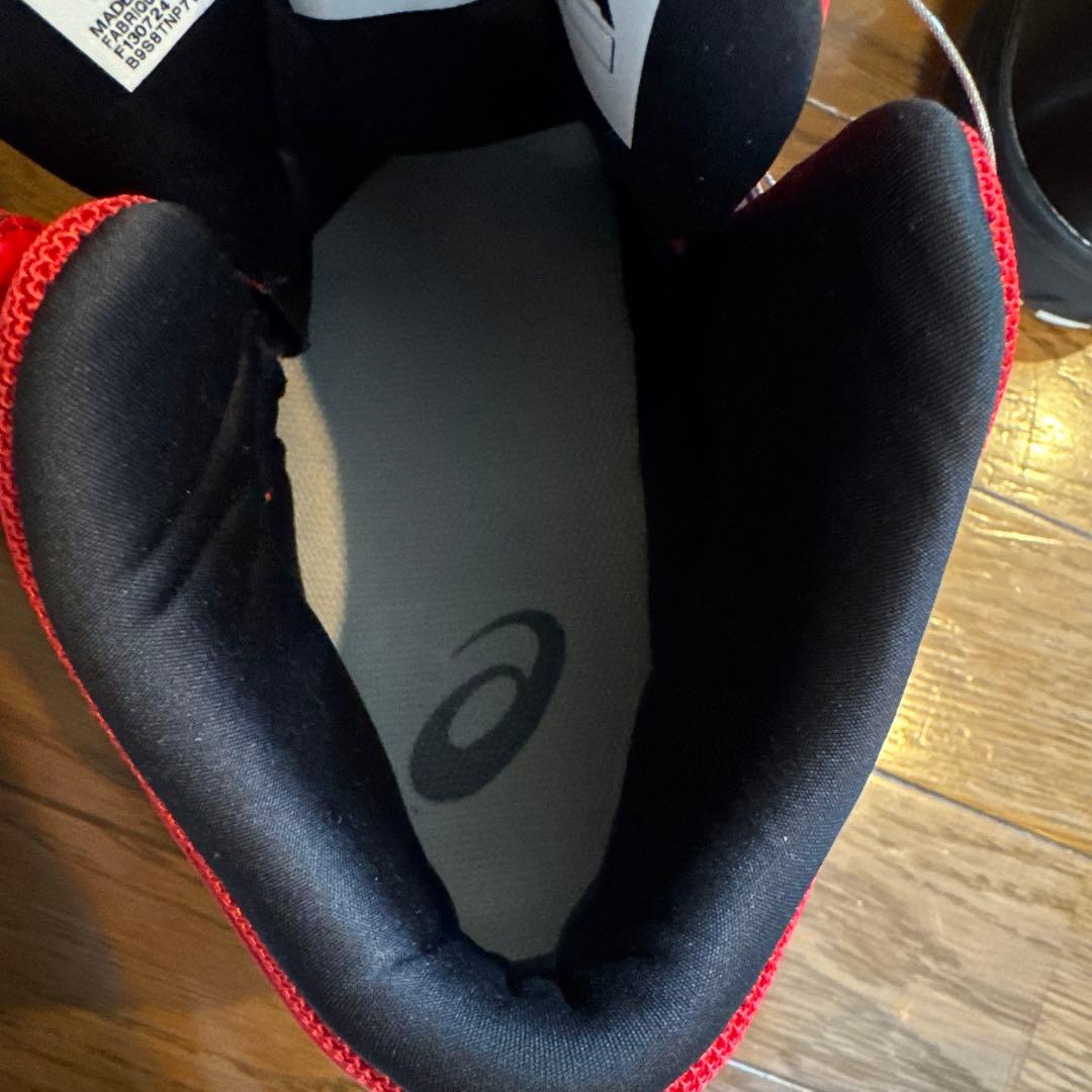 asics BOA安全靴 26.5cm レッド