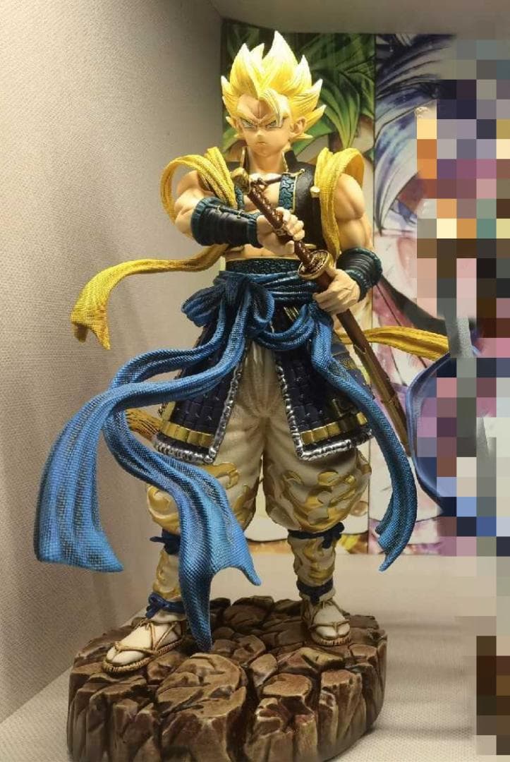 ドラゴンボール ゴジータブルー ガレージキット フィギュア 塗装済み