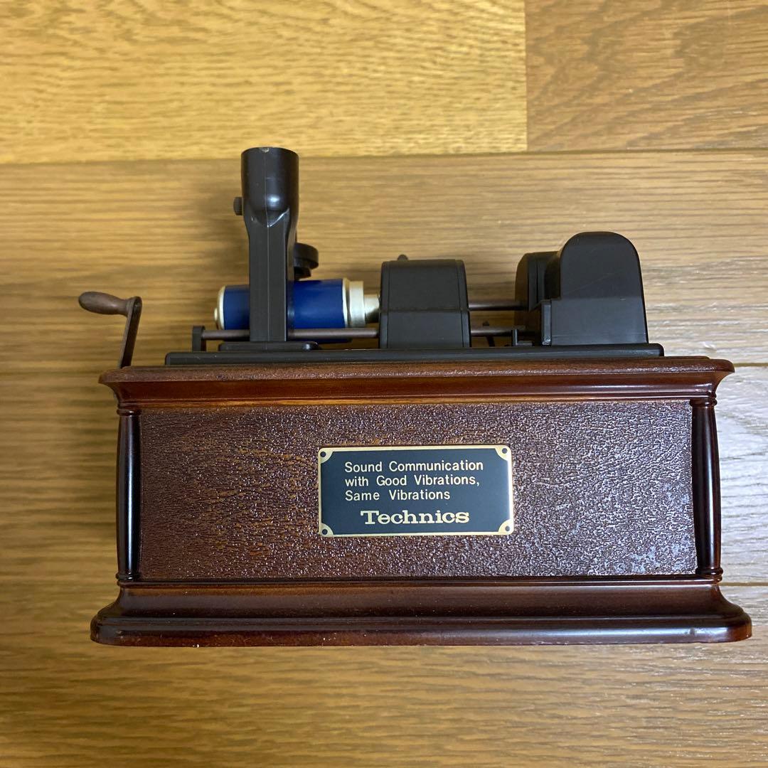 Technics ミニチュア蓄音機 エジソン社オペラ型モデル オルゴール小物