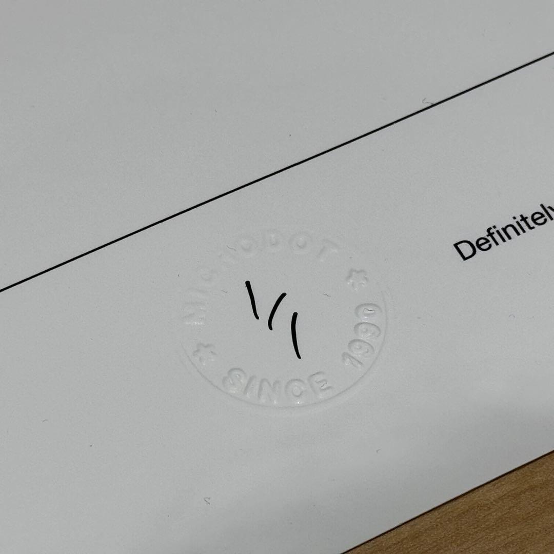 直筆サイン definitely maybe OASIS ファーストアルバムロゴ - メルカリ