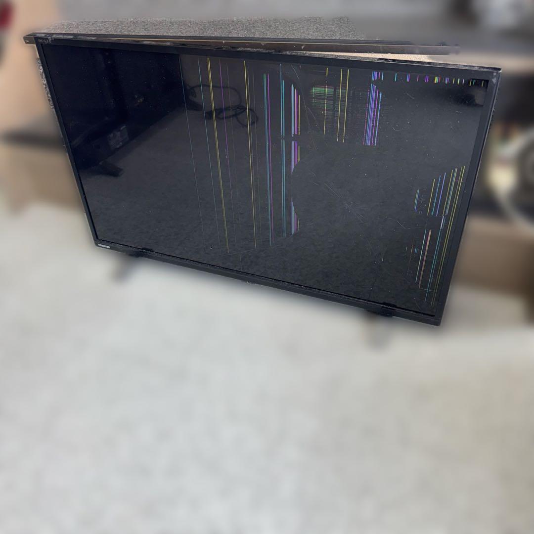 東芝 REGZA 32V34 3台 ジャンク 画面割れ - メルカリ