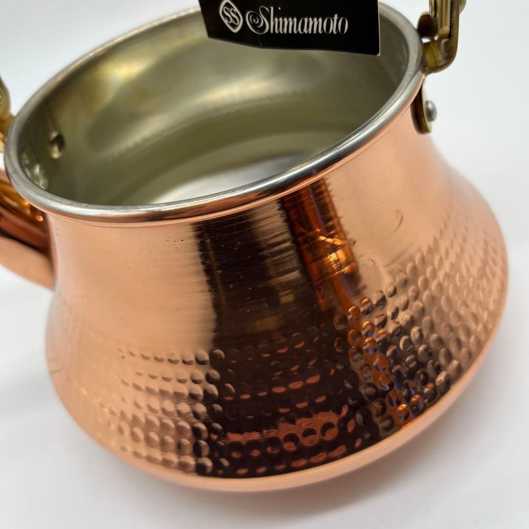島本製作所 未使用 銅製 コッパーケトル 1.8L 銅製やかん　ヤカン