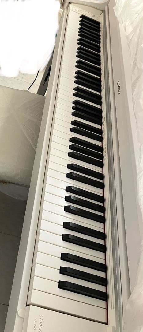 CASIO AP470 88鍵 ホワイト電子ピアノ CELVIANO - メルカリ