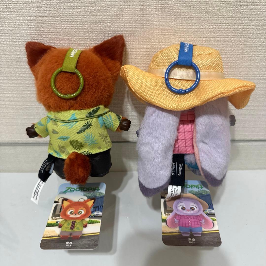 MINISO ズートピア ニック ぬいぐるみペンダント ジュディ - メルカリ