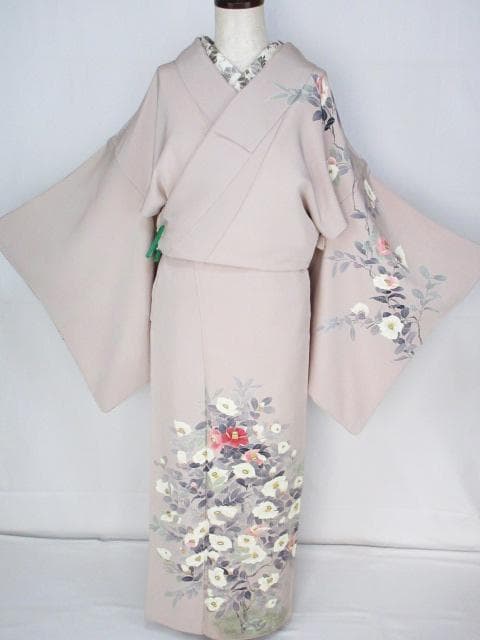 着用少ない！友禅＊カメリア＊優美＊絵羽＊訪問着＊トールサイズ＊１６９ｃｍ＊裄６７