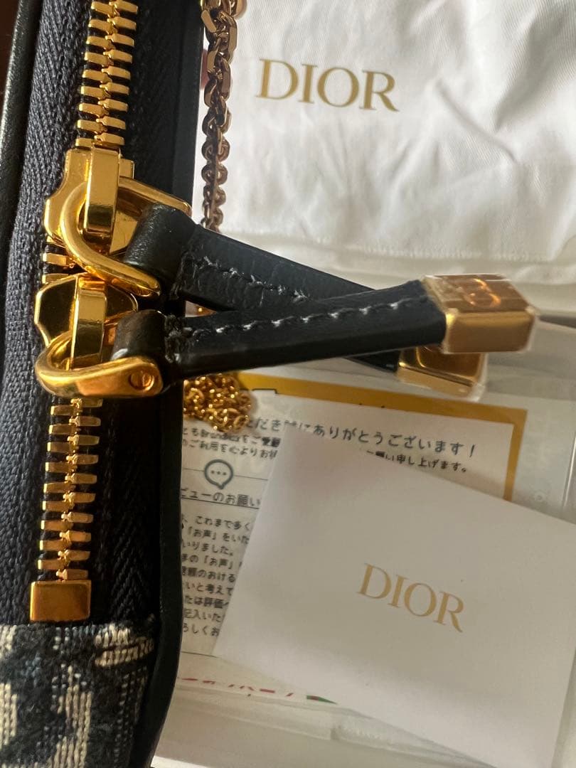 本日限定 美品 Dior ディオール フォンホルダー オブリーク