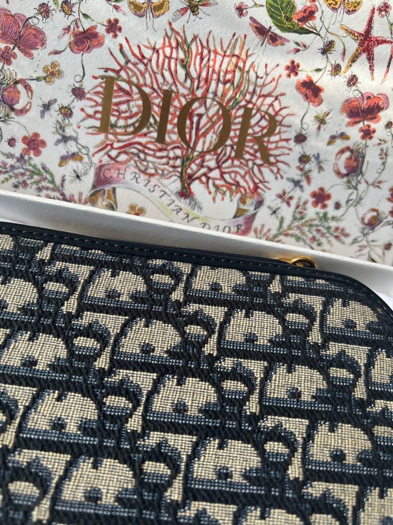 本日限定 美品 Dior ディオール フォンホルダー オブリーク