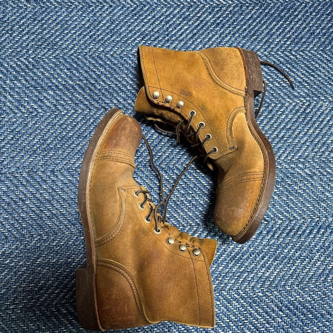 RED WING スエード ブラウン ハイカットブーツ US8 - メルカリ