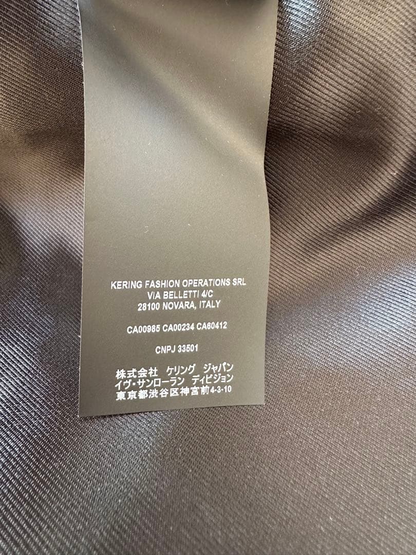 SAINT LAURENT カモフラージュ柄シアリングダッフルコート 48サイズ