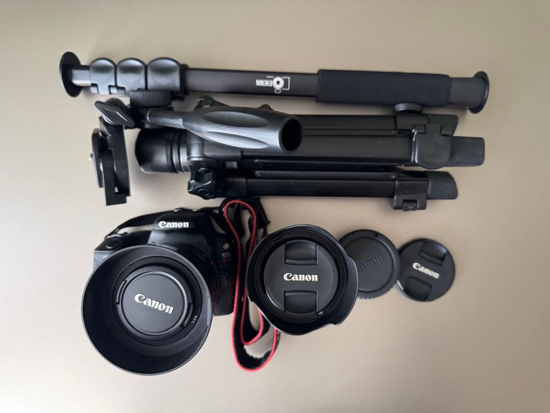 Canon デジタル一眼レフカメラセット KissX9 単焦点レンズ レンタル] CANON EOS Kiss X9 ダブルズームキット 一眼レフ - Rentio