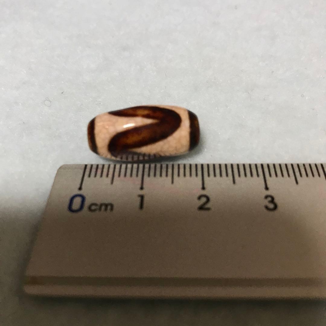 超激レア珍品‼︎ 赤龍紋 虎牙天珠 ミニサイズ - メルカリ