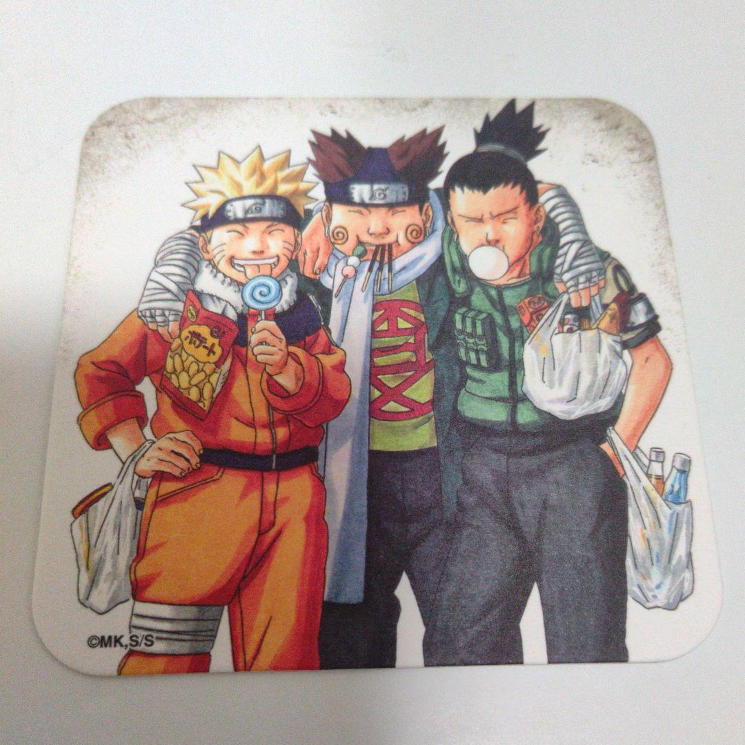 NARUTO ナルト ジャンプ展 コースター 奈良シカマル ナルト チョウジ