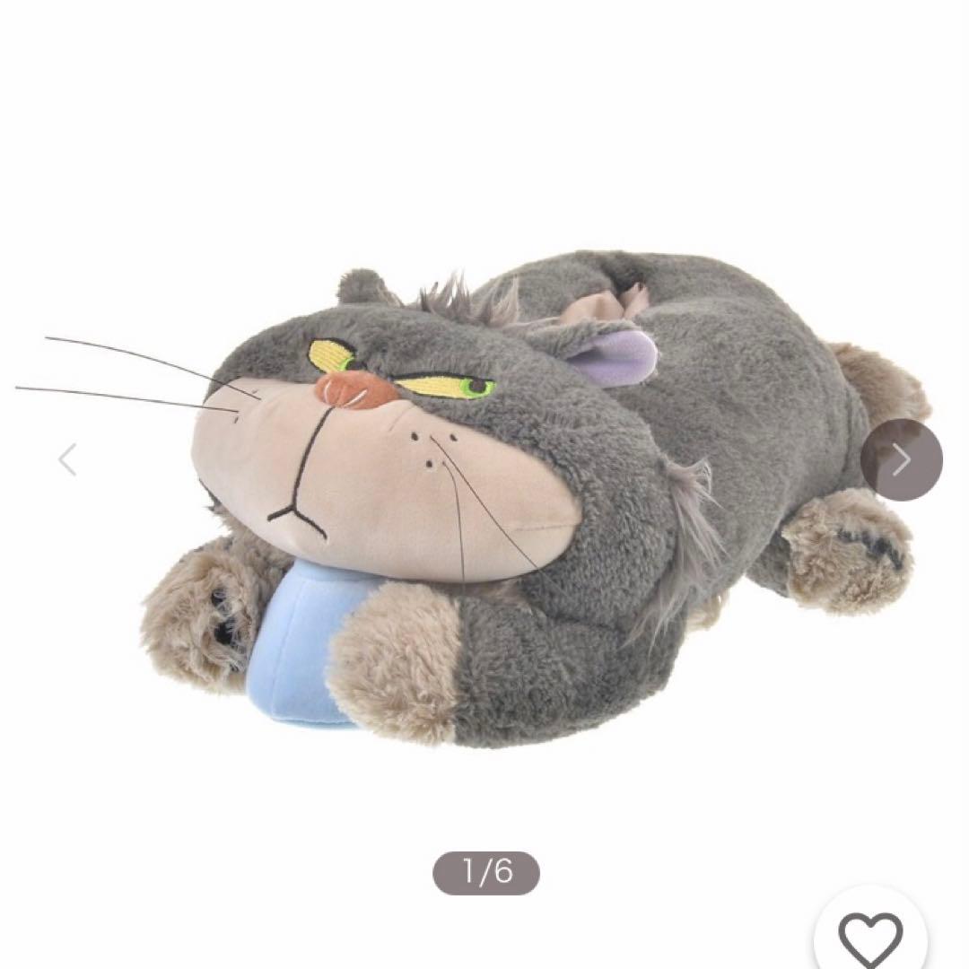 新品 ディズニーストア ルシファー ネコ ティッシュケース ボックス猫