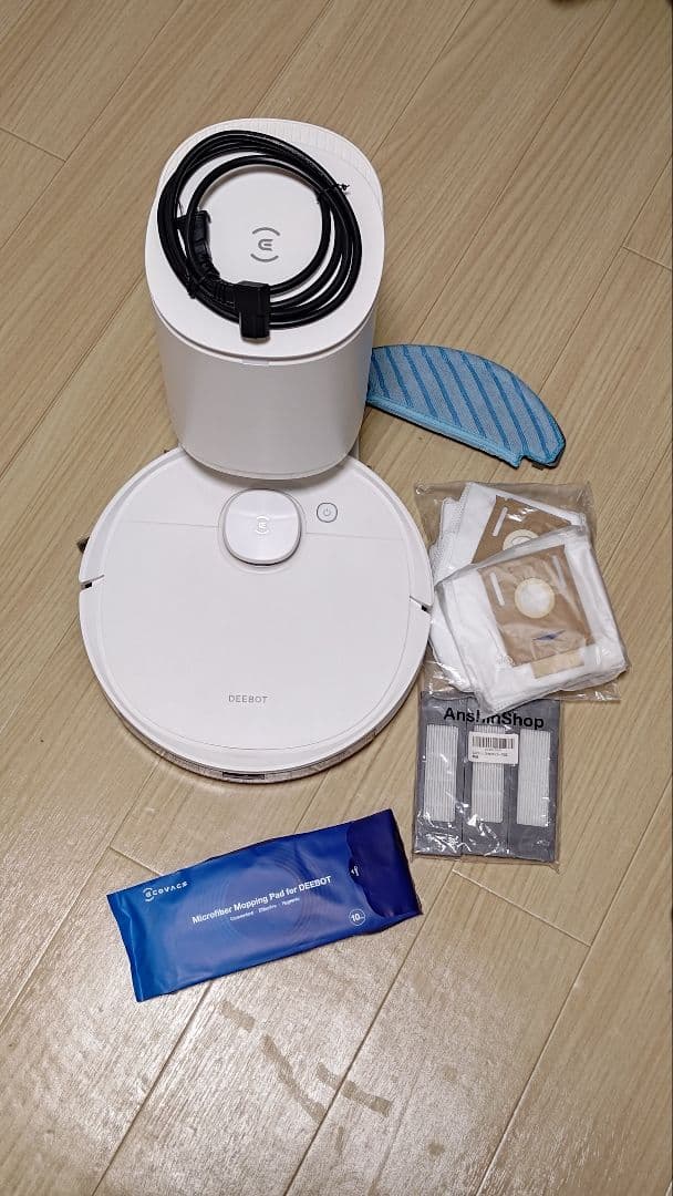 ECOVACS DEEBOT N8+ 本体 Amazon | 【自動ゴミ収集】ECOVACS(エコバックス）DEEBOT N8+ ロボット