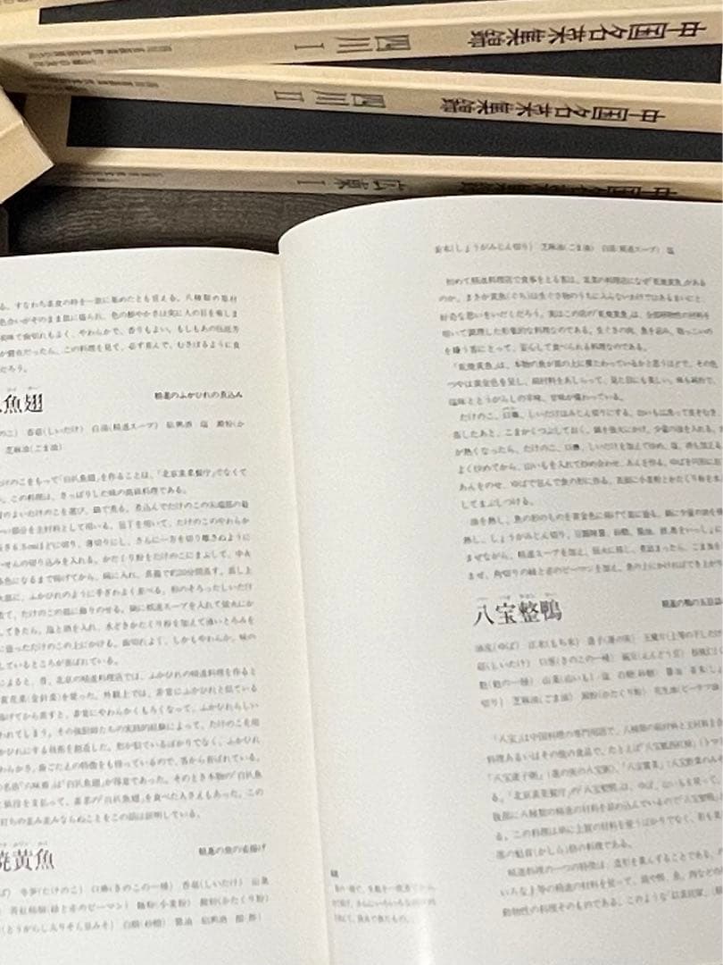 中国名菜集錦　全9巻